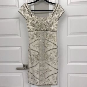 Sequined Ivory dress